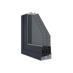 China High-Strength Aluminium Door Frame Profile With IP54 Weatherproof Rating on sale