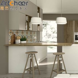 Customized Size European Style Kitchen Furniture in Plywood with Modular