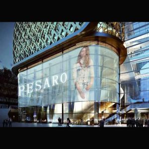 GS3.9 7.8G60T Grille Transparent LED Display Film Wan