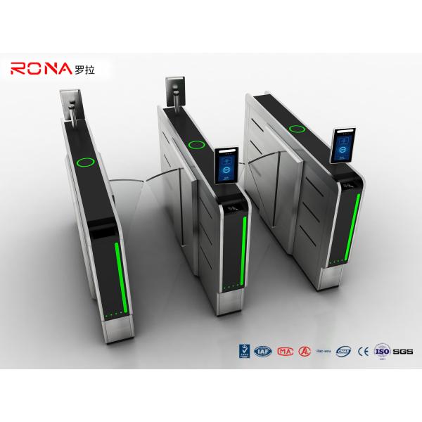 DC Brushless Motor Flap Barrier Turnstile Half Height SUS Access Control