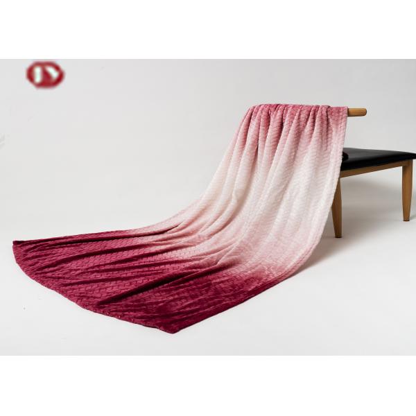 Quality OEM 100% Polyester Single Layer Bed Blanket Bedroom Queen Size All Season wholesale