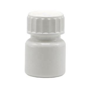 30mL Round Shape PE Plastic Bottle for Medicine Solid Tablet Capsule Storage