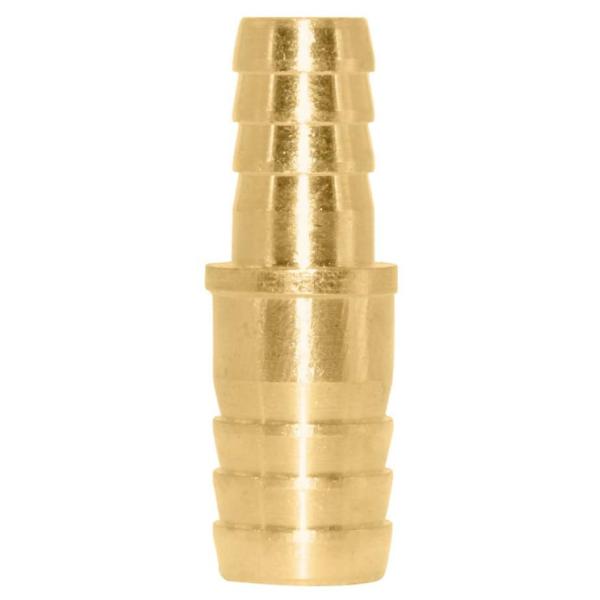 Quality 1/2" To 3/8" ID Brass Hose Barb Reducer , CNC Barb Fitting Reducer wholesale