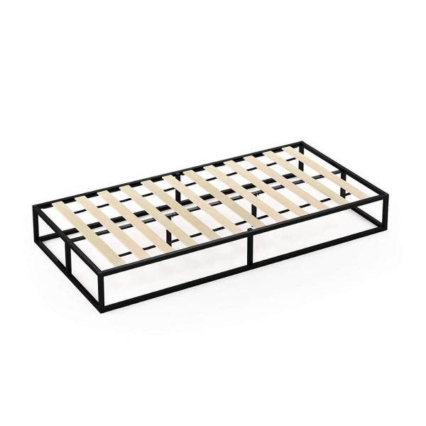 Modern Studio Metal Frame Slatted Bed Base Mattress Foundation Boxspring
