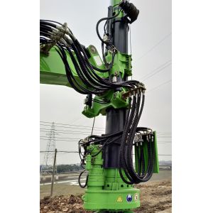 Portable Single Load Transportation Hydraulic Piling Rig Small Torque 50kn.M