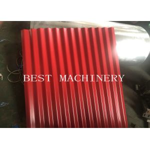IBR Corrugated Roof Panel Tile Roll Forming Machine , Roof Sheet Making Machine