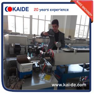 Cheap How to change PE pipe line to drip irrigation pipe line-with round emitter inside for sale