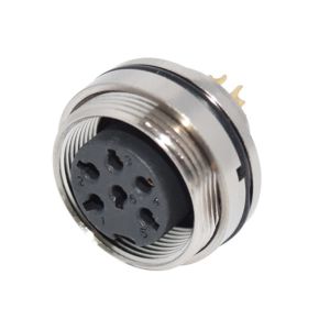 IP67 IP68 Watertight Cable Black Waterproof 8 Pin Round Connector