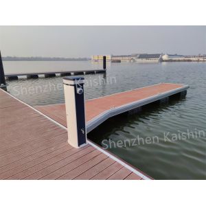 Marine Floating Finger Dock Customized Size 15-20 Years Lifespan Aluminum Alloy