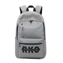 Zipper Closure Student School Backpack 24L Waterproof Laptop Rucksack