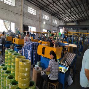 Low Noise Wire Extrusion Machine , Single Screw UAE Power Cable Extruder Machine