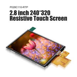 Polcd 260 Nit 240x320 Lcd 2.8 Inch ST7789V Touch Panel Lcd 4 Wire SPI