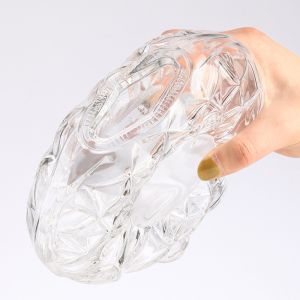 750 ML Flat Design Glass Bottle With Stopper For Liquor Spirits SCREW CAP