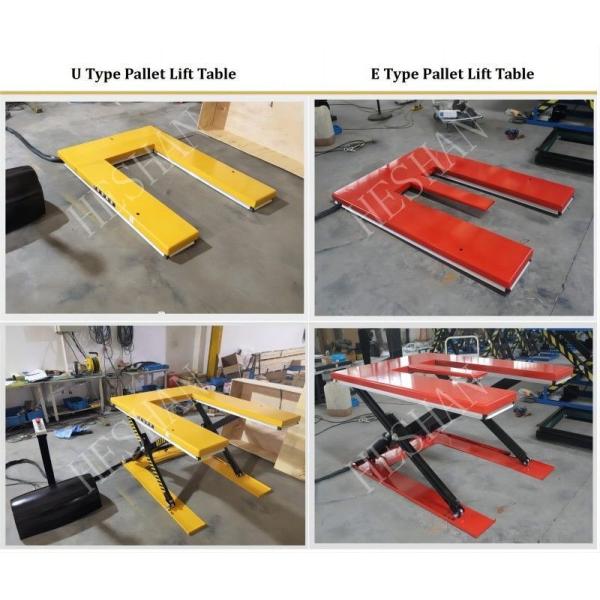 Portable Hydraulic Pallet Lift Table Electric Workshop Scissor Lift 1000kg 1500kg
