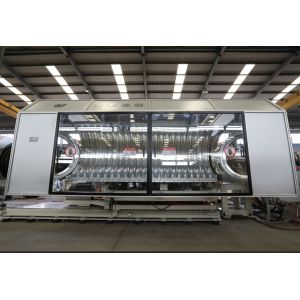 1000mm DWC HDPE Pipe Production Line Single Screw Corrugated Tube Extrusion Line