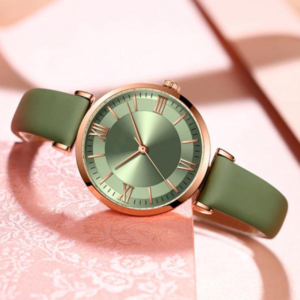 Nonscratch Women Quartz Wrist Watch Chronograph Watches 30M Life Waterproof