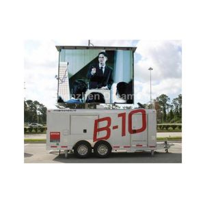 PH10 RGB 16KW Waterproof Mobile LED Display screen 7500 nits For Vehicle / Van