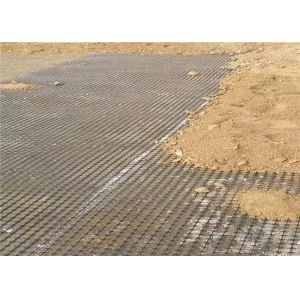 High Tensile Strength 2m X 50m Biaxial Plastic Geogrid Pp