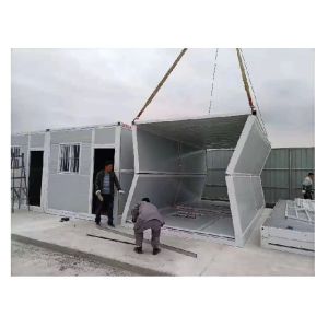 Quick Build Folding Container House Modular Wind Resistance Steel Structure