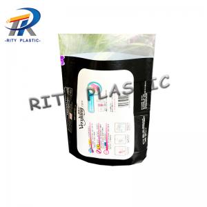 China PE printing plastic bag for sanitary towels HDPE packaging bag with bottom on sale