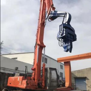 No Pollution Hydraulic Sheet Pile Driver 2700kg Hammer Weight Easy Maintenance