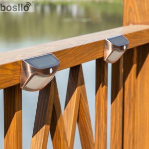 White Light 6000K Solar Induction Lamp Outdoor Wall Lights With Sensor