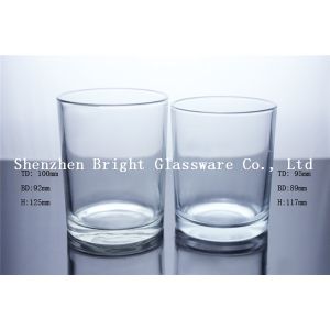 China glass cup supplier, glass candle holder for wholesale on sale