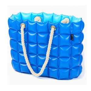 Customized PVC Inflatable Bubble Beach Pillow Shopping Bag
