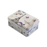 Recyclable Rectangular Empty Tin Can Containers For Food Storage