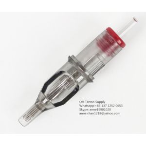 China Membrane And Stable Premium Tattoo Needle Cartridges Disposable Round Liner Curved Magnum #12 Diameter 0.35mm on sale