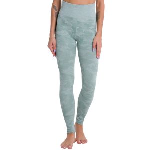 Compression Mesh Insert Leggings Sport Fitness Womans Workout Pants