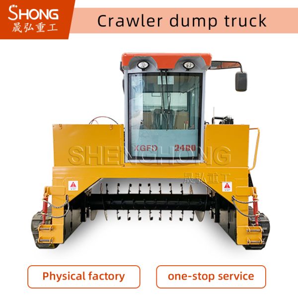 Quality Efficient Fermentation Compost Turner For Agaricus Brunnescens Production wholesale