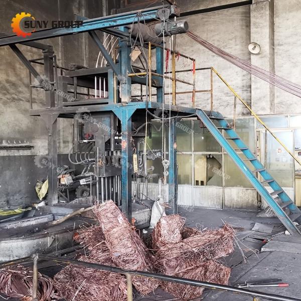 Quality High Productivity Oxygen-Free Copper Rod Upcast Machine for Double Current Casting wholesale