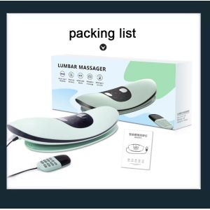 Black 1.5kg Electric Waist Massager With Remote Control 110V-240V