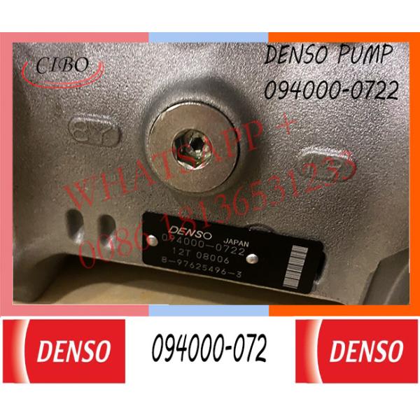 094000-0722 Diesel Fuel Pump Common Rail 094000-0722 For Isuzu