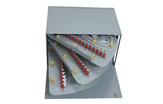 Quality Solid Material Single Mode Fiber Patch Panel 19" Rotary 24/48/72/144 Port wholesale