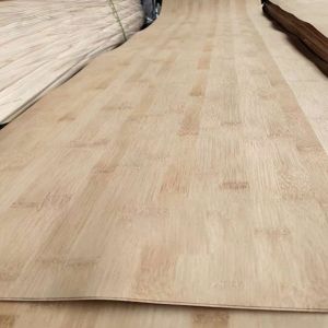 Multipurpose Bamboo Wood Veneer Panel Odorless Moistureproof