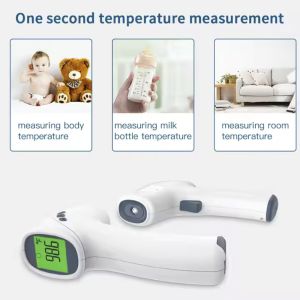 3VDC No Contact Forehead Infrared Thermometer 3cm - 5cm Measuring Distance