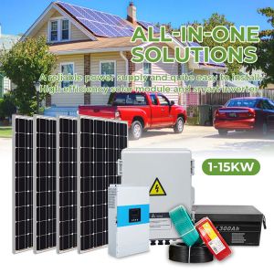 China Commercial Complete Solar Roof Mounting Kit Off Grid Inverter 20kw on sale