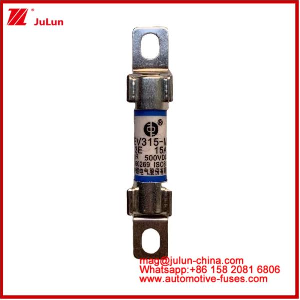 Quality EV Energy 10*38mm Tubular Fuse EV315-M 3E 15A 500VDC For Electric Vehicles Bolt Installation Meets JASO D622 Standards wholesale