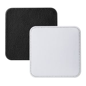 Custom Coaster Sublimation Blanks Leather Coasters With Logo
