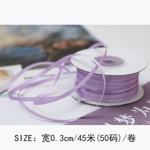 3mm Polyester Satin Ribbon Double Face High Density Satin Finish Poly Ribbon
