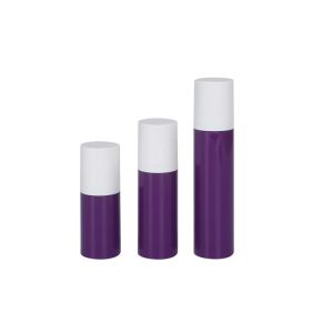 50ml 75ml 120ml Hand / Body Airless Pump Bottles With Silk Screening Cosmetic