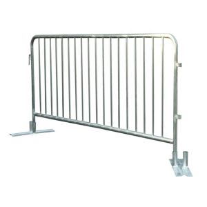 Customized hot dipped galvanized crowd control barrier portable barricades