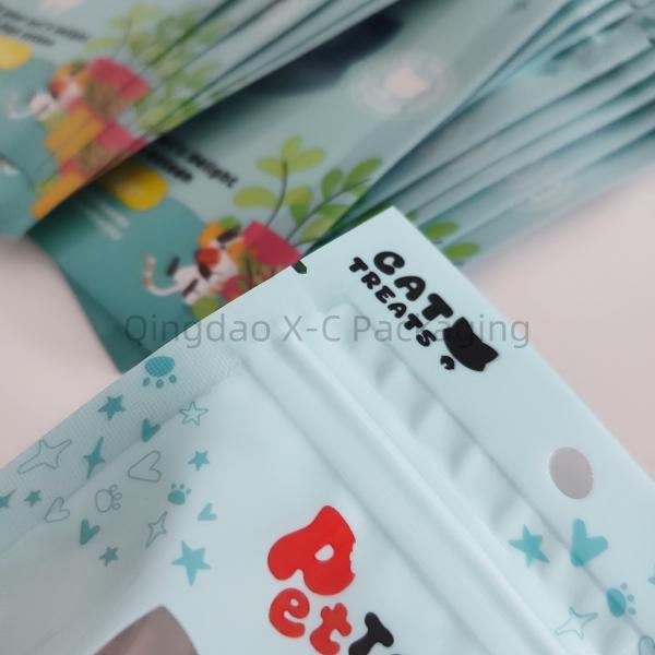 OEM Reusable Printed Food Packaging Bags Flexible Compoud With Zipper Closure