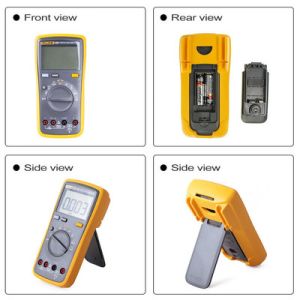Fluke 15B+ and 17B+ Digital Multimeters with Test Leads and Accessories