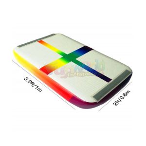 Mini Air Track Gym Mat / Inflatable Tumble Track Digitial Printing Logo