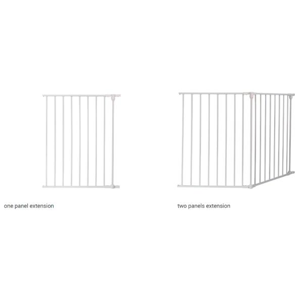 White Dog Pen Fence Panels
