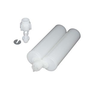 Cheap Lightweight Disposable 2 Part Epoxy Cartridge Empty 400ml 1:1 for sale