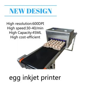 12V 4A Egg Jet Printer / Egg Inkjet Coding Machine For The Entire Pallet Eggs